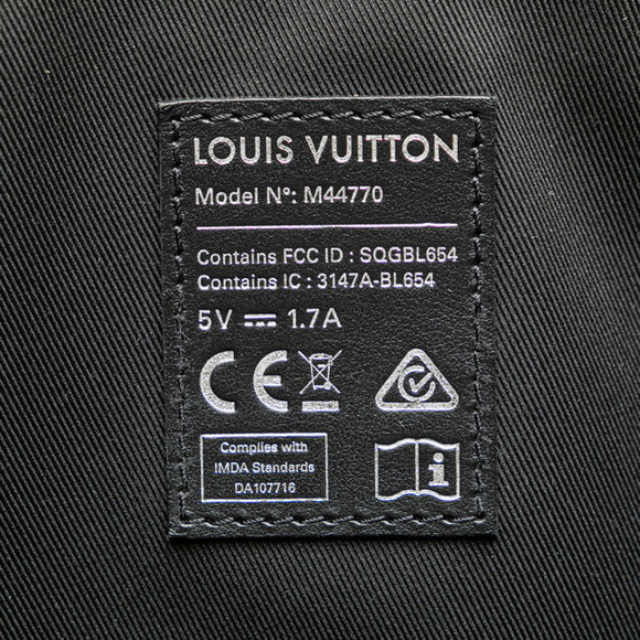LOUIS VUITTON Monogram Light Up Keepall Bandouliere 50 Bag M44770 Black Canvas - Picture 6 of 10